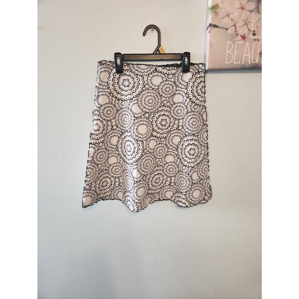 NWT Haystacks Size M Moonbeam Doiley Brazilian Two Tone Bias Skirt